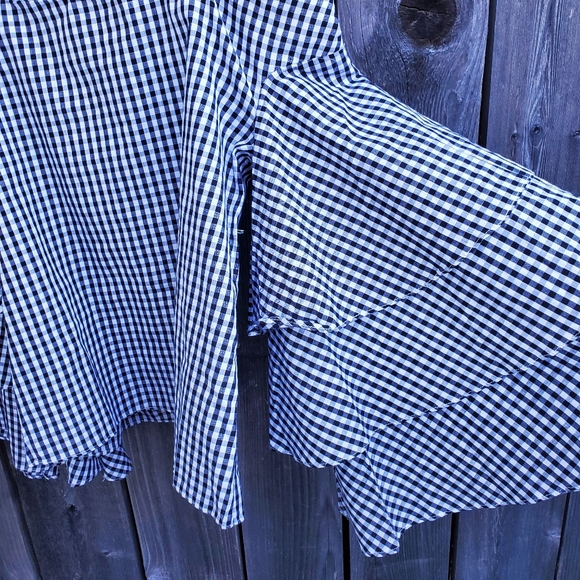 Revolve Endless Rose Gingham Off the Shoulder Top - Picture 6 of 7